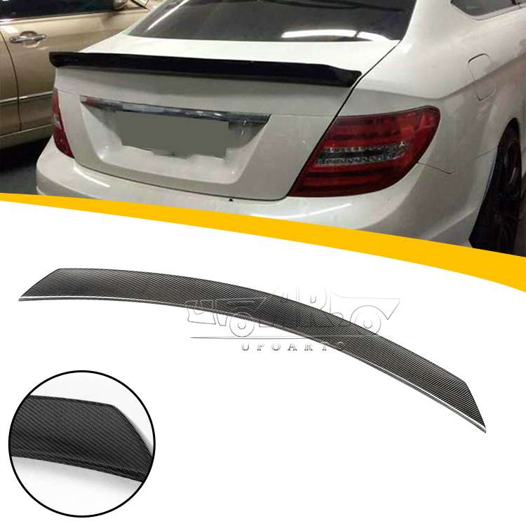 V Style Rear Spoiler for Mercedes BenZ C204 C250 C350 C63 Coupe 2012-2014