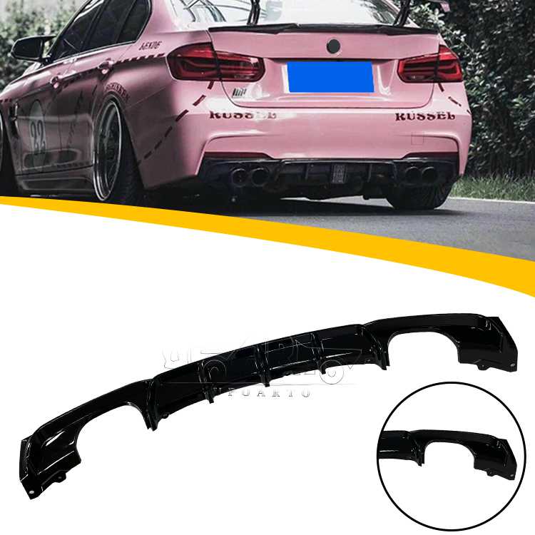 F30 F35 rear bumper lip