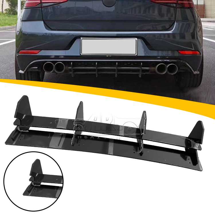High Repurchase Rate Rear Blade Diffuser Spoiler For VW Golf 7.5 R