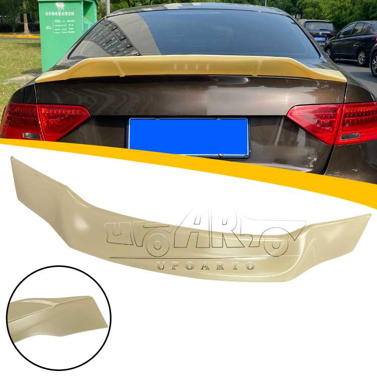 Audi A5 B8 8T Coupe 2007-2013 R Style Rear Boot Spoiler