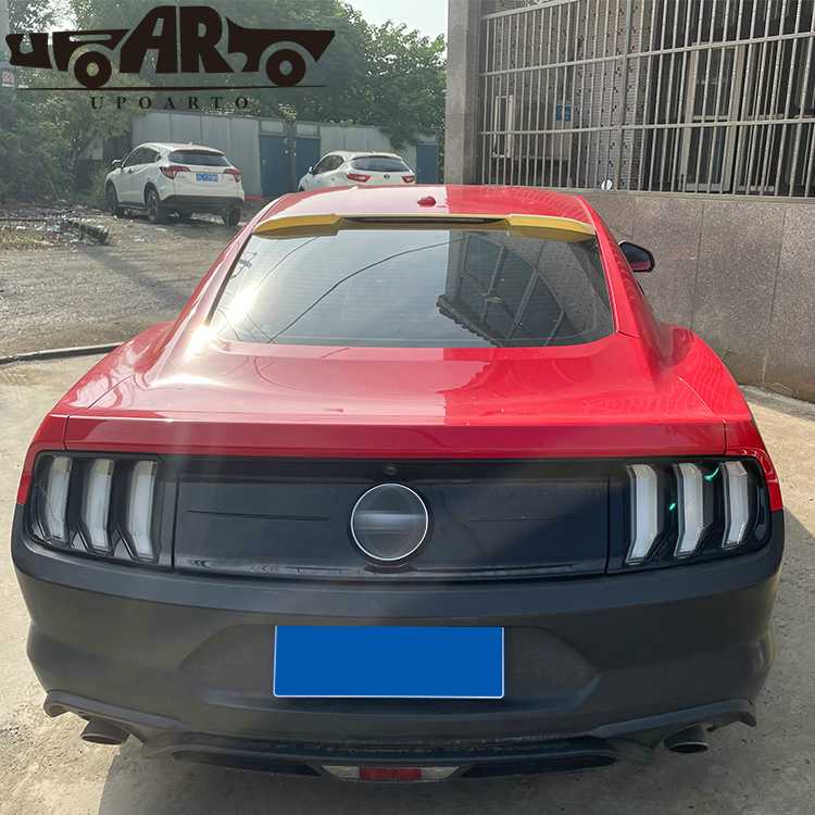 abs rear roof spoiler for mustang