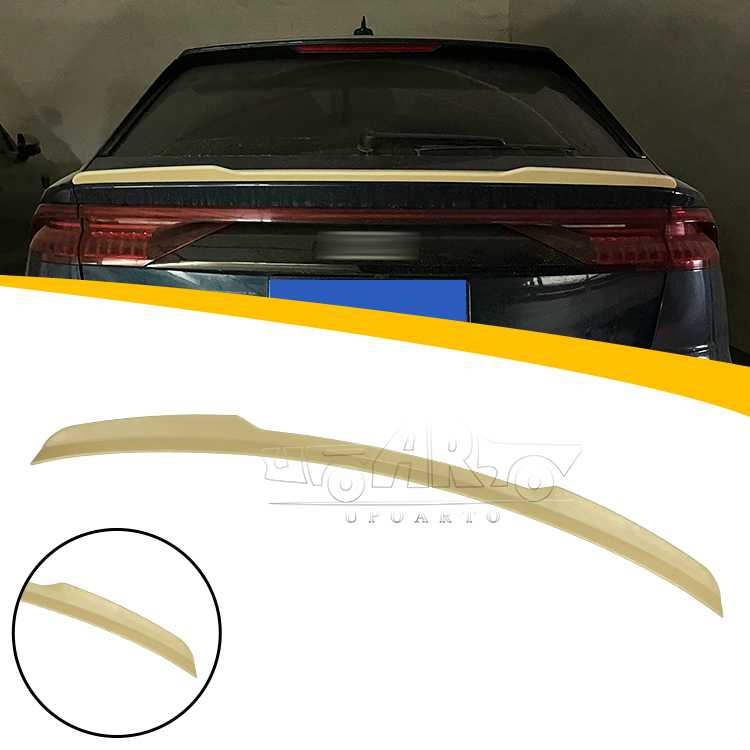 Good Craft Car Decoration Rear Middle Wing Spoiler For Audi Q8 2018+