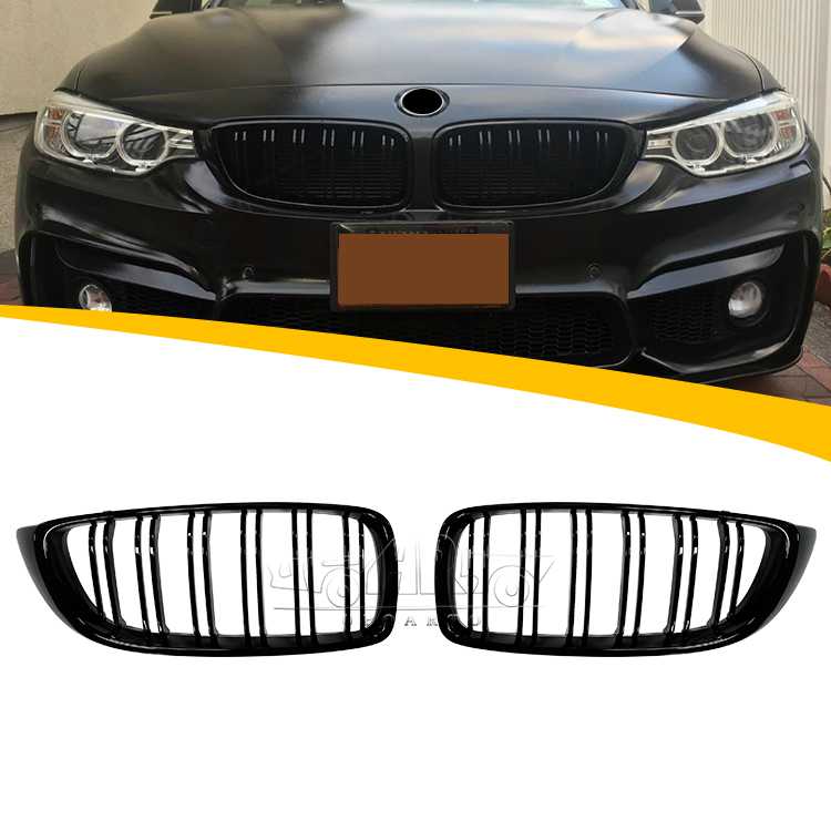 BMW 4 Series F32 Double Slat Front Kidney Grille 2014-2020