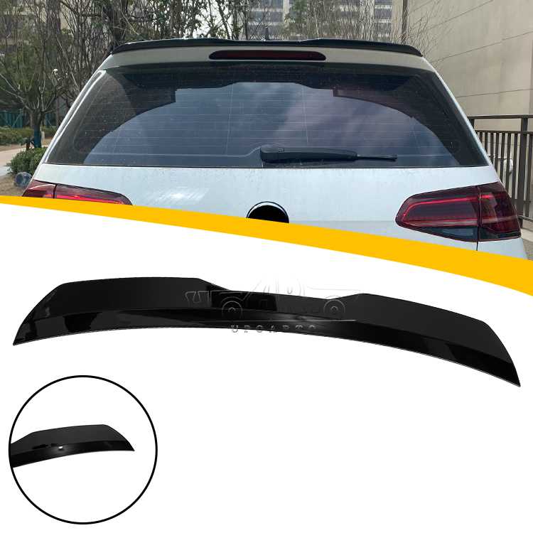 VW Golf 7 MK7 Injection Mold Style Back Wing Spoiler
