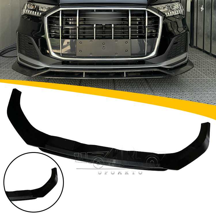Audi Q7 S-Line 4M Front Splitter Lip Cover Spoiler 2020+