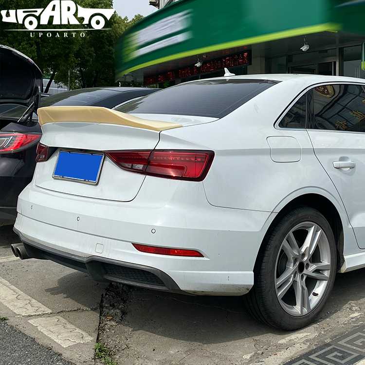 rear trunk spoiler wing for audi a3