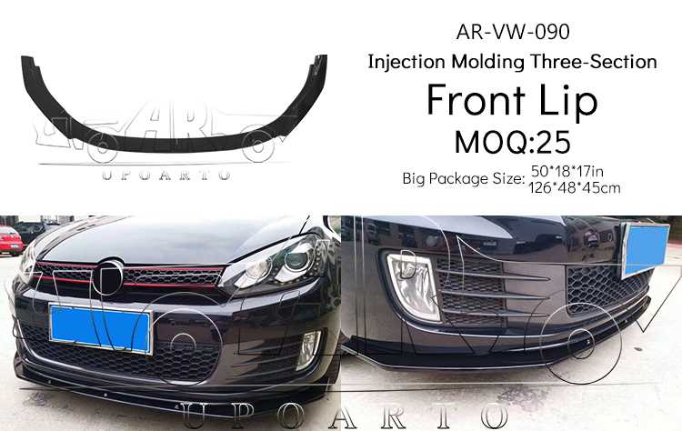 Golf 6 GTI Injection Molding Three-Section Front Lip.jpg